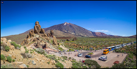 Panoramablick zum El Teide